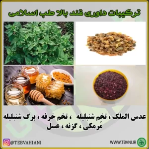 داروی قند بالا ترکیبات